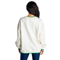 Dallas Stars Women's Oversized Crew Fleece - Vintage White view 2