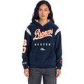 Denver Broncos Unisex Corduroy Hoodie - Navy view 2