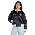 Vegas Golden Knights Women's Satin Bomber - Black view 3