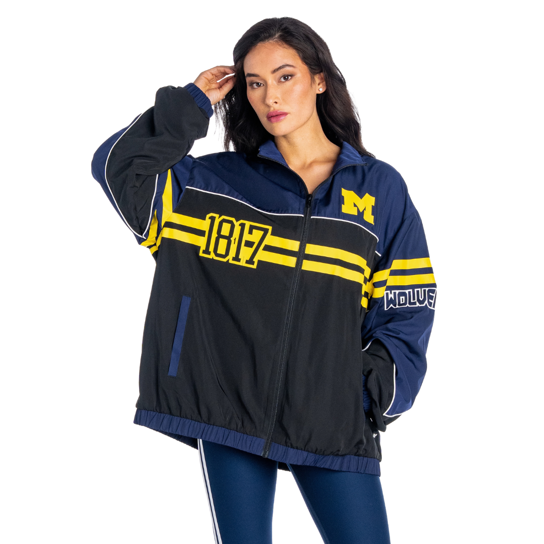 Michigan Wolverines Unisex Track Jacket - Multi