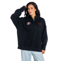 San Francisco 49ers Unisex Quarter-Zip Fleece - Black view 2