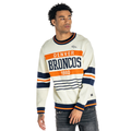 Denver Broncos Unisex Jacquard Crew Sweater - Cream view 2