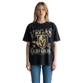 Vegas Golden Knights Women's Streetwear Graphic Tee - Black view 2