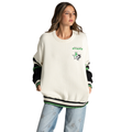 Dallas Stars Unisex Jacquard Crew Sweater - Cream view 3