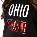 Ohio State Buckeyes Sequin Die Cut Hoodie view 3