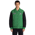 Dallas Stars Quilted Bomber Jacket - Green/Black view 1