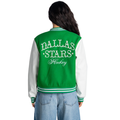 Dallas Stars Women's Pearl Varsity Jacket - Green view 2