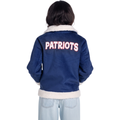 New England Patriots Women's Sherpa Full-Zip Jacket - Navy view 2