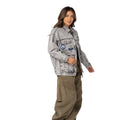 Minnesota Timberwolves Women’s Oversized Denim Jacket – Grey Denim view 3