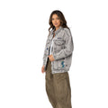 Minnesota Timberwolves Women’s Oversized Denim Jacket – Grey Denim view 2