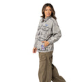 Philadelphia 76ers Women’s Oversized Denim Jacket – Grey Denim view 3