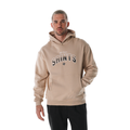 New Orleans Saints Unisex Oversized Graphic Hoodie Fleece - Tan view 2