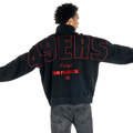 San Francisco 49ers Unisex Quarter-Zip Fleece - Black view 3
