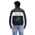 Dallas Stars Unisex Faux Leather Racing Jacket - Black view 3