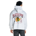 Chicago Blackhawks Unisex Graphic Hoodie - Light Heather Grey view 3