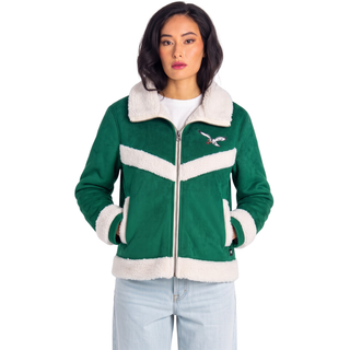 Philadelphia Eagles Women's Sherpa Full-Zip Jacket - Green