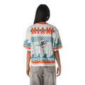 Miami Dolphins Women's Mesh Jersey Crew Top - Multi view 2