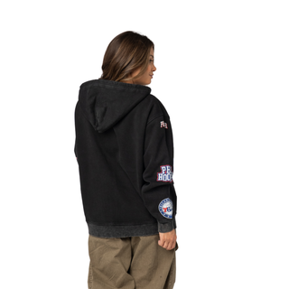 Philadelphia 76ers Unisex Logo Sleeve Full Zip Hoodie - Black
