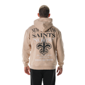 New Orleans Saints Unisex Oversized Graphic Hoodie Fleece - Tan view 1