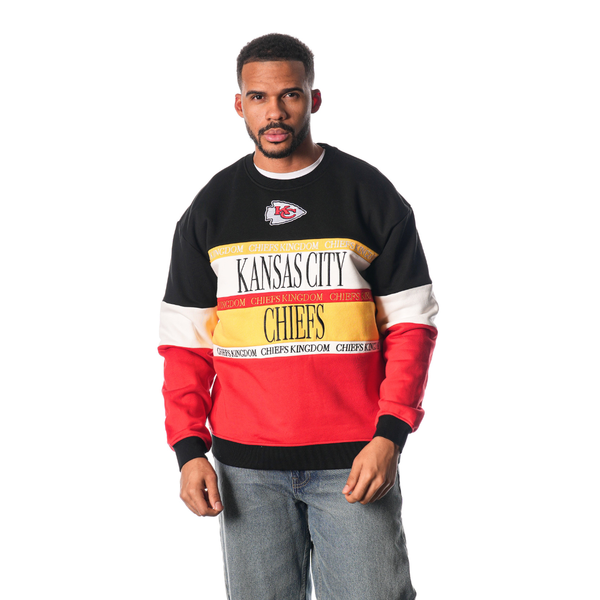 Kansas City Chiefs Color Block Crew - Multi