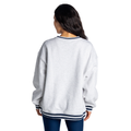 Dallas Cowboys Women's Oversized Crew Fleece - Heather Grey view 3
