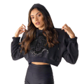 Ohio State Buckeyes Crop Silicone Print Hoodie view 3