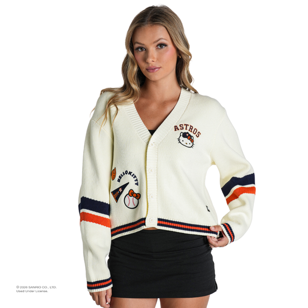 Houston Astros Hello Kitty® Cardigan - Cream