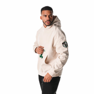 Boston Celtics Unisex Corduroy Hoodie - Cream