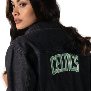Boston Celtics Patch Denim Jacket