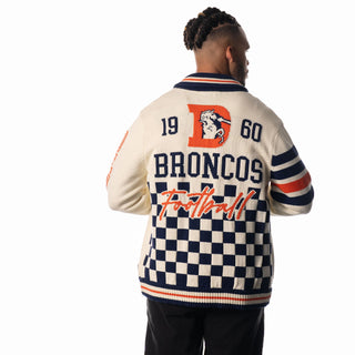 Broncos Unisex Jacquard Sweater - Cream