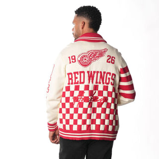 DETROIT RED WINGS JACQUARD SWEATER - CREAM