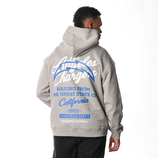 LA Chargers Great State Hoodie - Grey