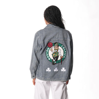 Boston Celtics Women's Denim Jacket - Denim