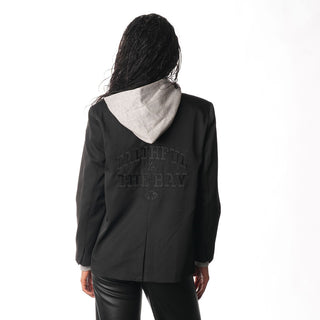 San Francisco 49ers Women's Hooded Blazer - Black