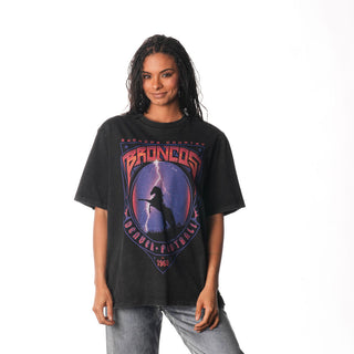 DENVER BRONCOS BAND TEE - BLACK