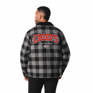 Kansas City Chiefs Flannel Jacket - Black