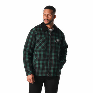 Philadelphia Eagles Flannel Jacket - Green