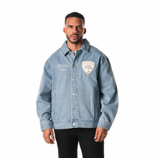 Florida Panthers Denim Coaches Jacket - Denim