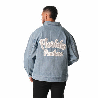 Florida Panthers Denim Coaches Jacket - Denim