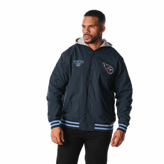 Tennessee Titans Hooded Bomber - Blue