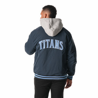 Tennessee Titans Hooded Bomber - Blue