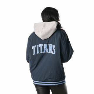 Tennessee Titans Hooded Bomber - Blue