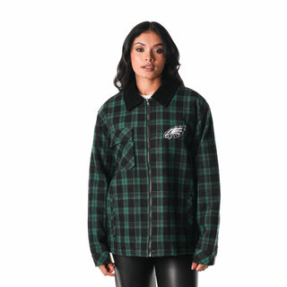 Philadelphia Eagles Flannel Jacket - Green