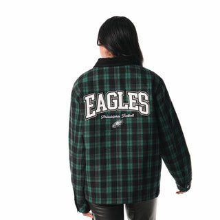 Philadelphia Eagles Flannel Jacket - Green