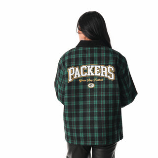 Green Bay Packers Flannel Jacket - Green