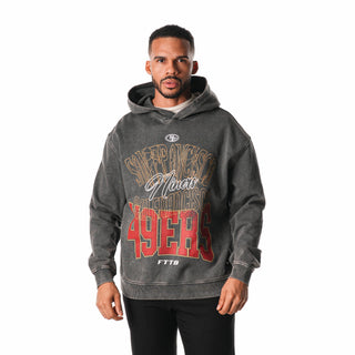 San Francisco 49ers Unisex Fleece Hoodie - Charcoal