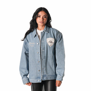 Florida Panthers Denim Coaches Jacket - Denim