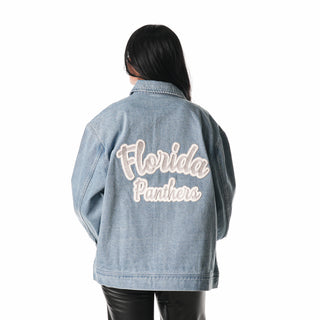 Florida Panthers Denim Coaches Jacket - Denim