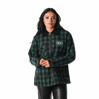 New York Jets Flannel Jacket - Green