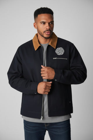 San Diego FC Unisex Canvas Jacket - Navy